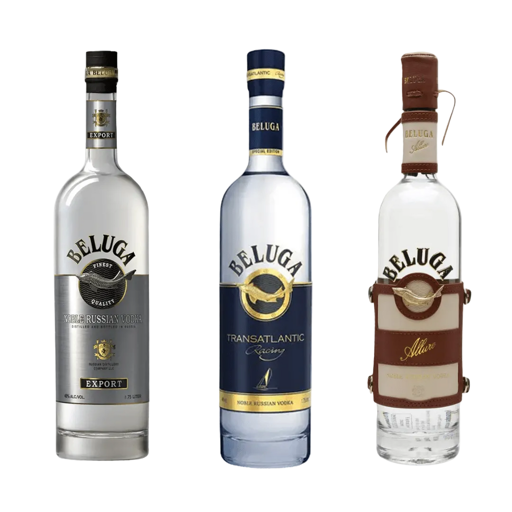 Beluga Vodka Collection – Noble Export 80, Transatlantic & Allure