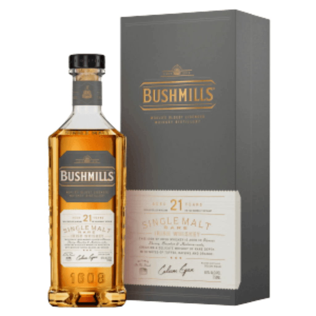 Bushmills 21 Year Single Malt Irish Whiskey 750ml – Liquor On Broadway Bushmills 21 Year Single Malt Irish Whiskey 750ml – Liquor On Broadway