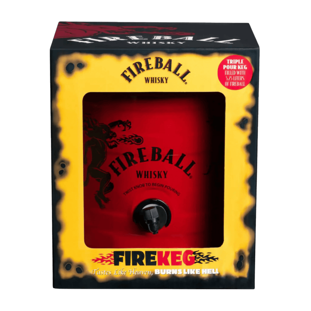 Fireball Cinnamon Whisky FireKeg 5.25L – Liquor On Broadway