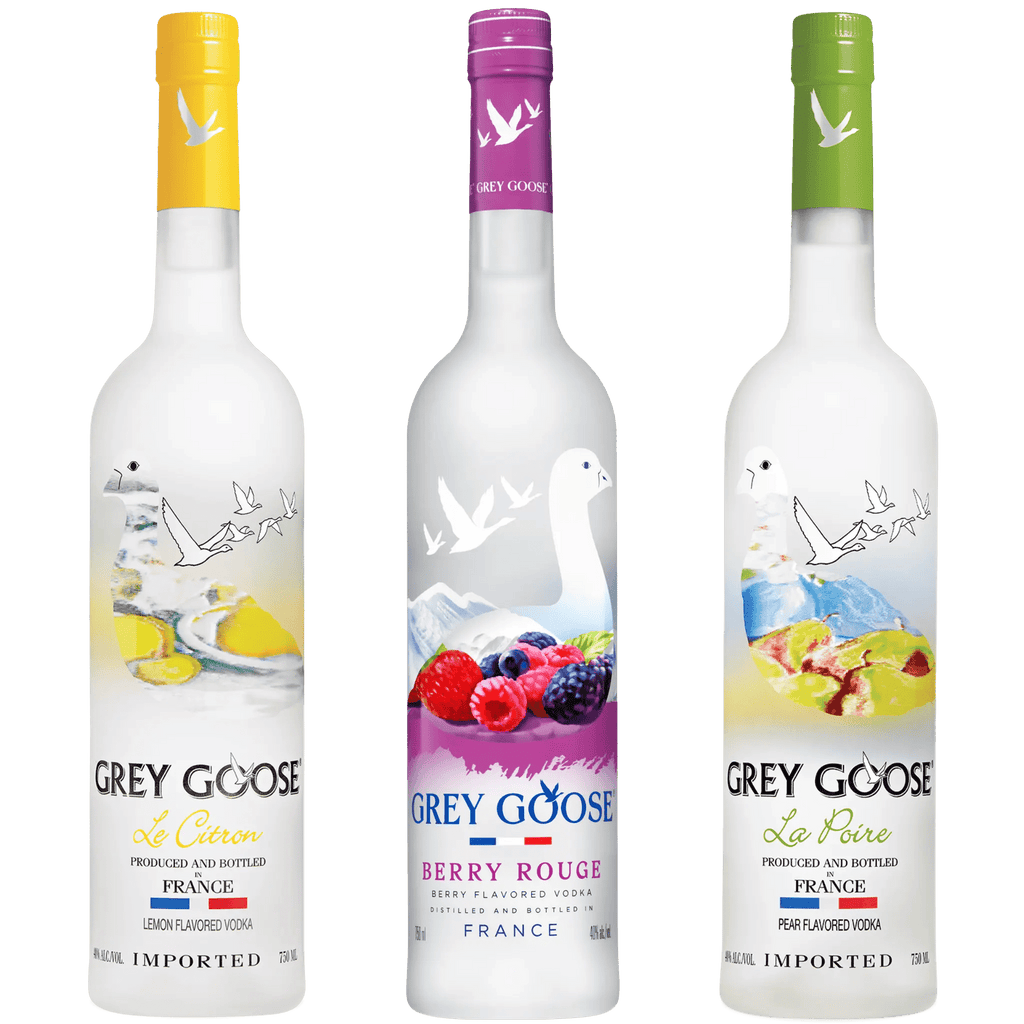 Grey Goose Flavored Vodka 3 Bottle Bundle 750ml | Liquor On Broadway