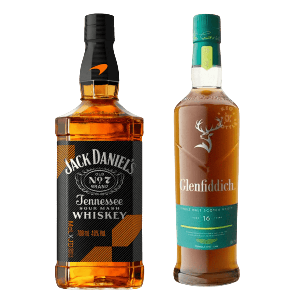 Glenfiddich Aston Martin F1 16 & Jack Daniel's McLaren Bundle