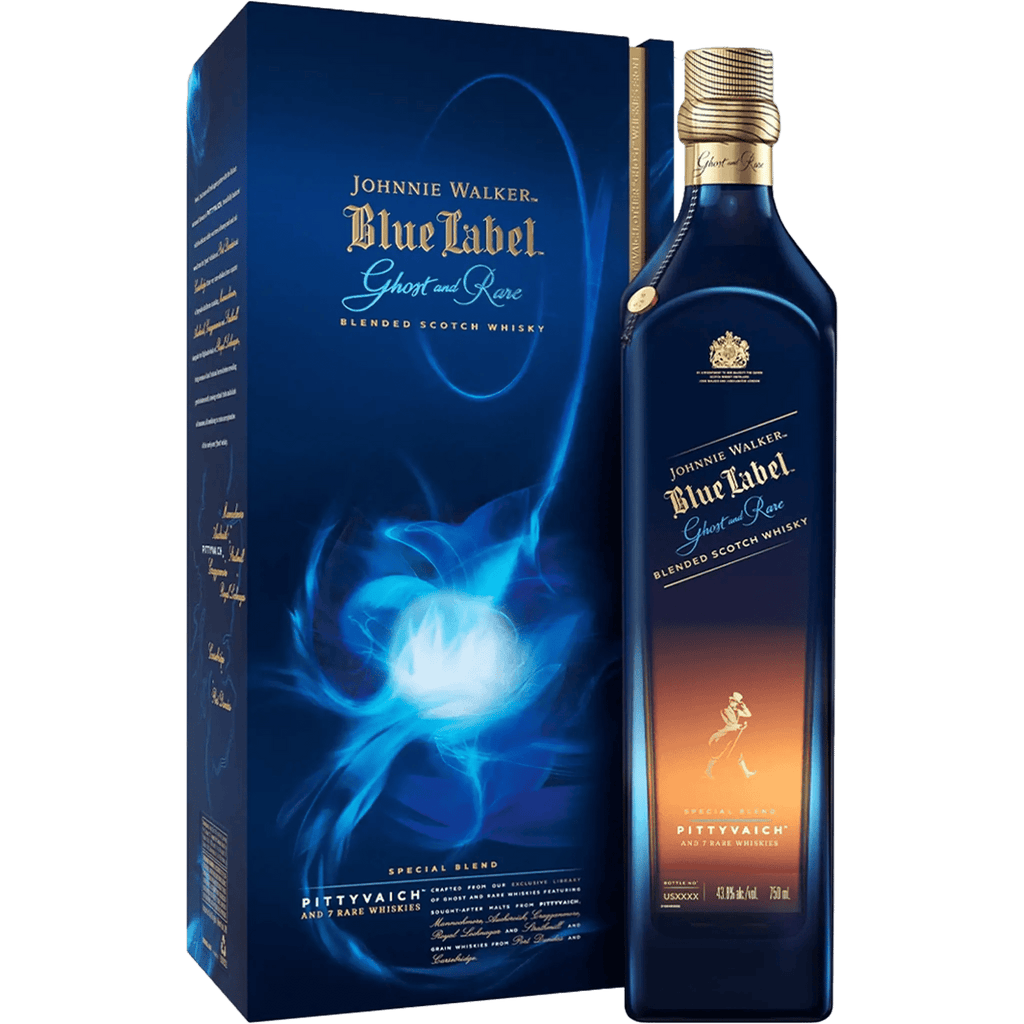 Johnnie Walker Blue Label Ghost and Rare Pittyvaich Blended Scotch