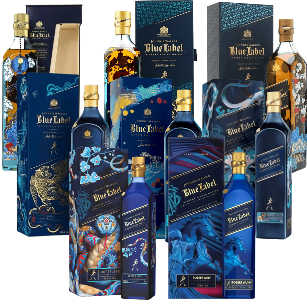 Johnnie Walker Blue Label Lunar New Year 8-Bottle Zodiac Bundle