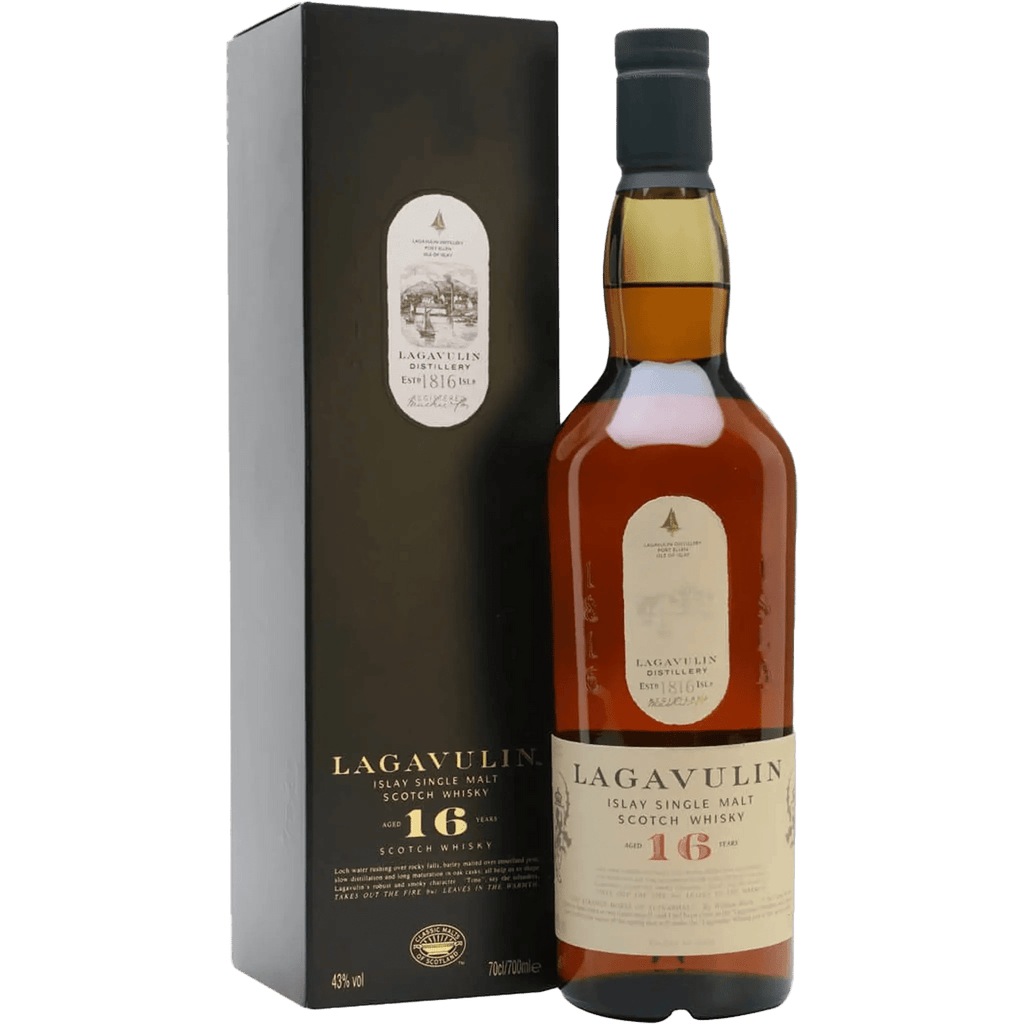 Lagavulin 16年 シングルモルトウイスキー 古酒、箱なし、750ml Lagavulin 16 Year Islay Single Malt Scotch Whisky 750ml – Liquor