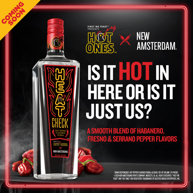 New Amsterdam Heat Check Vodka 750ml| Preorder