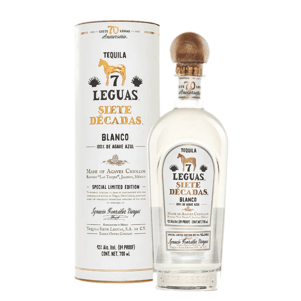 Siete Leguas Siete Decadas Blanco Tequila 700ml – Liquor On Broadway