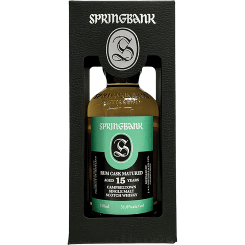 Springbank 15 Year Rum Cask Matured 102 Proof 750ml | Liquor On