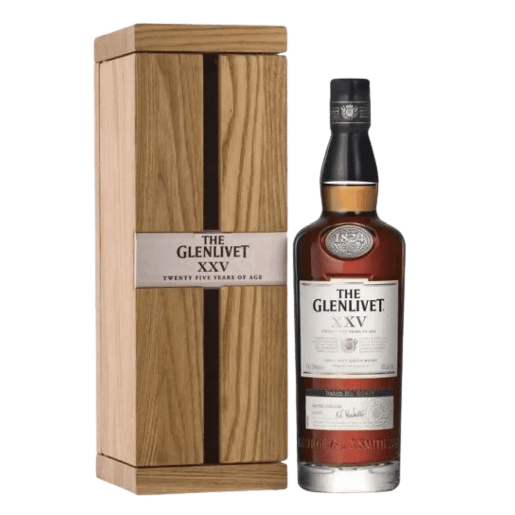 【THE GLENLIVET 21年 & XXV】 未洗浄の空瓶 箱 セット The Glenlivet 21 Year Old The Sample Room Collection - Speyside