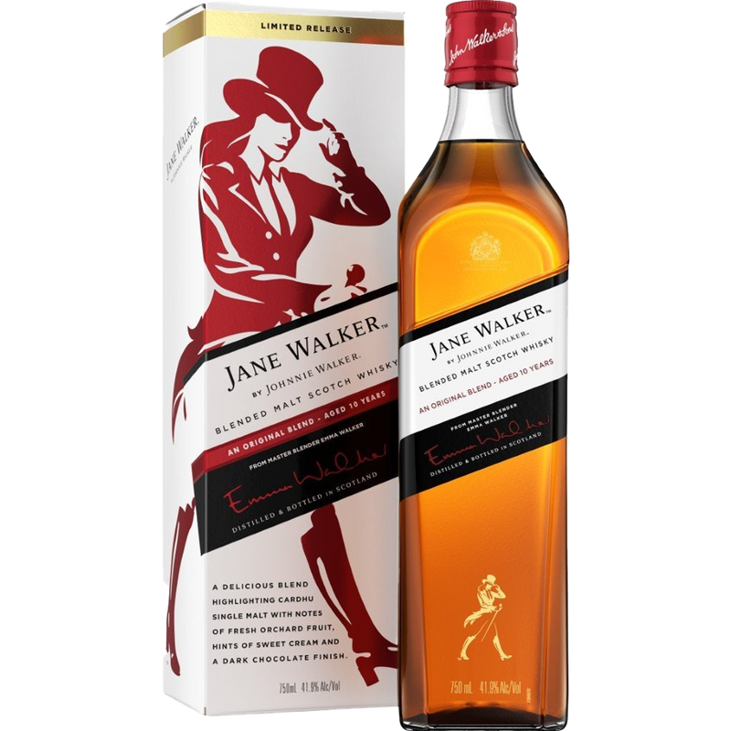 Jane Walker Blend Malt Scotch Whisky 10 Years ( Limited Release )