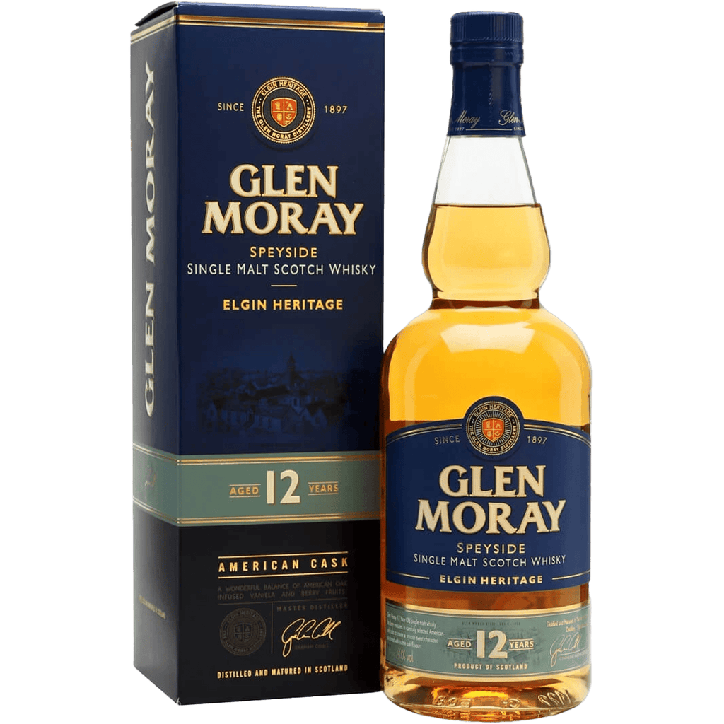 Glen Moray Speyside Single Malt Scotch Whisky Aged 12 Years
