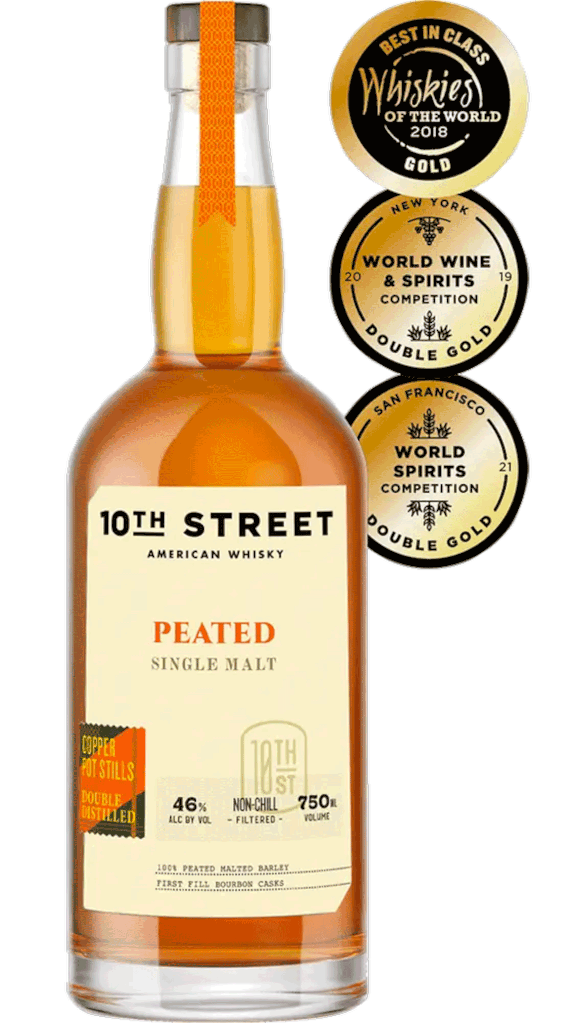 10th Street American Whiskey Peated