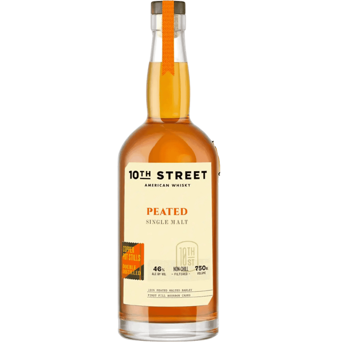 10th Street Peated Single Malt American Whisky 750ml - Liquor On Broadway
