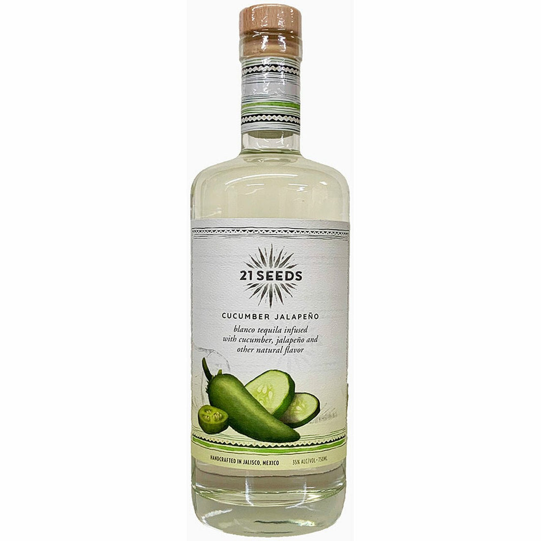 21 Seeds Cucumber Jalapeno Tequila - Liquor On Broadway