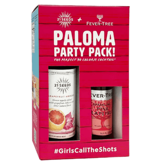21 Seeds Grapefruit Hibiscus + Fever Tree Paloma Party Pack 750ml - Liquor On Broadway