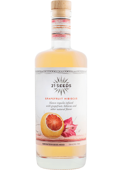 21 Seeds Grapefruit Hibiscus Tequila - Liquor On Broadway