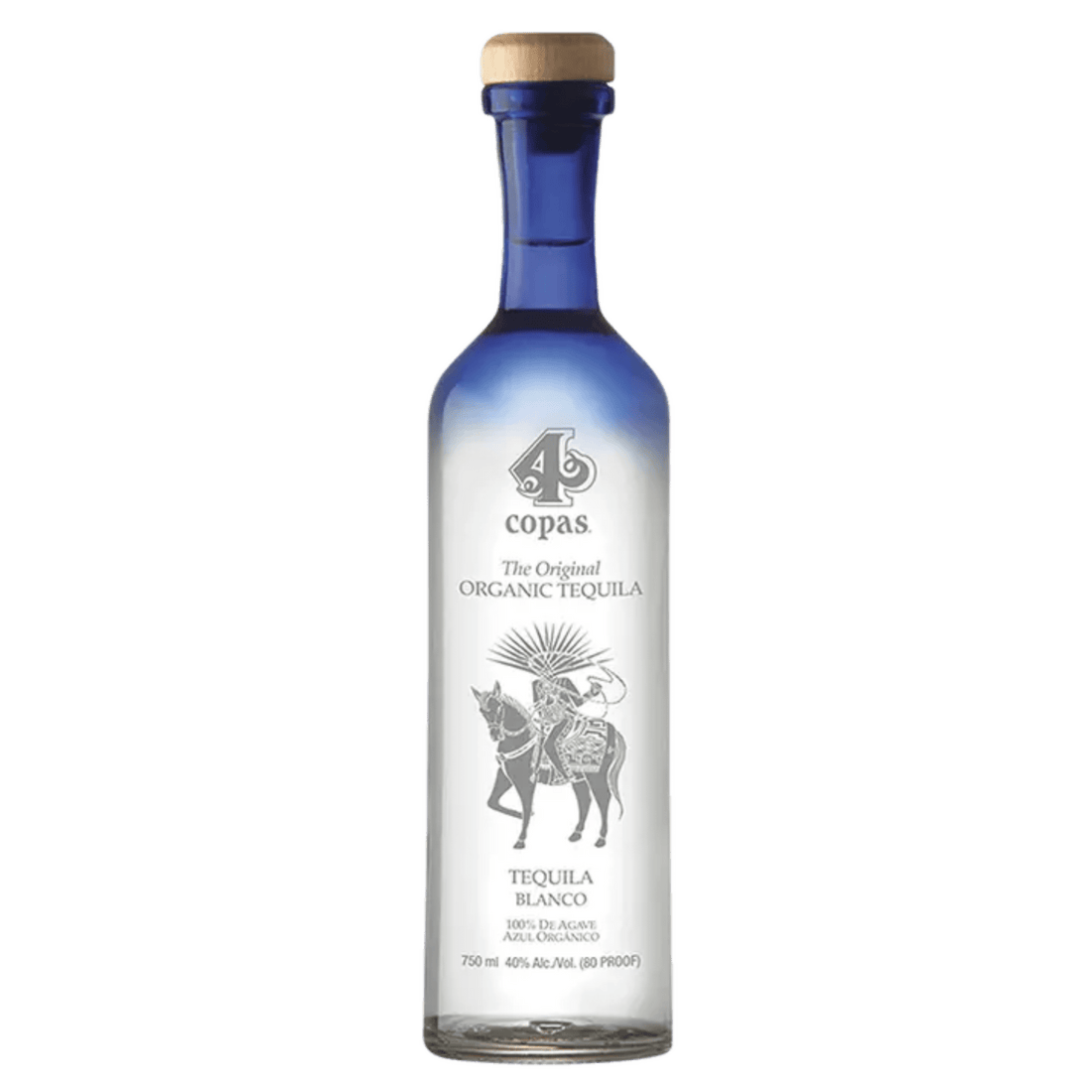 4 Copas Organic Blanco Tequila - 750ml - Liquor On Broadway