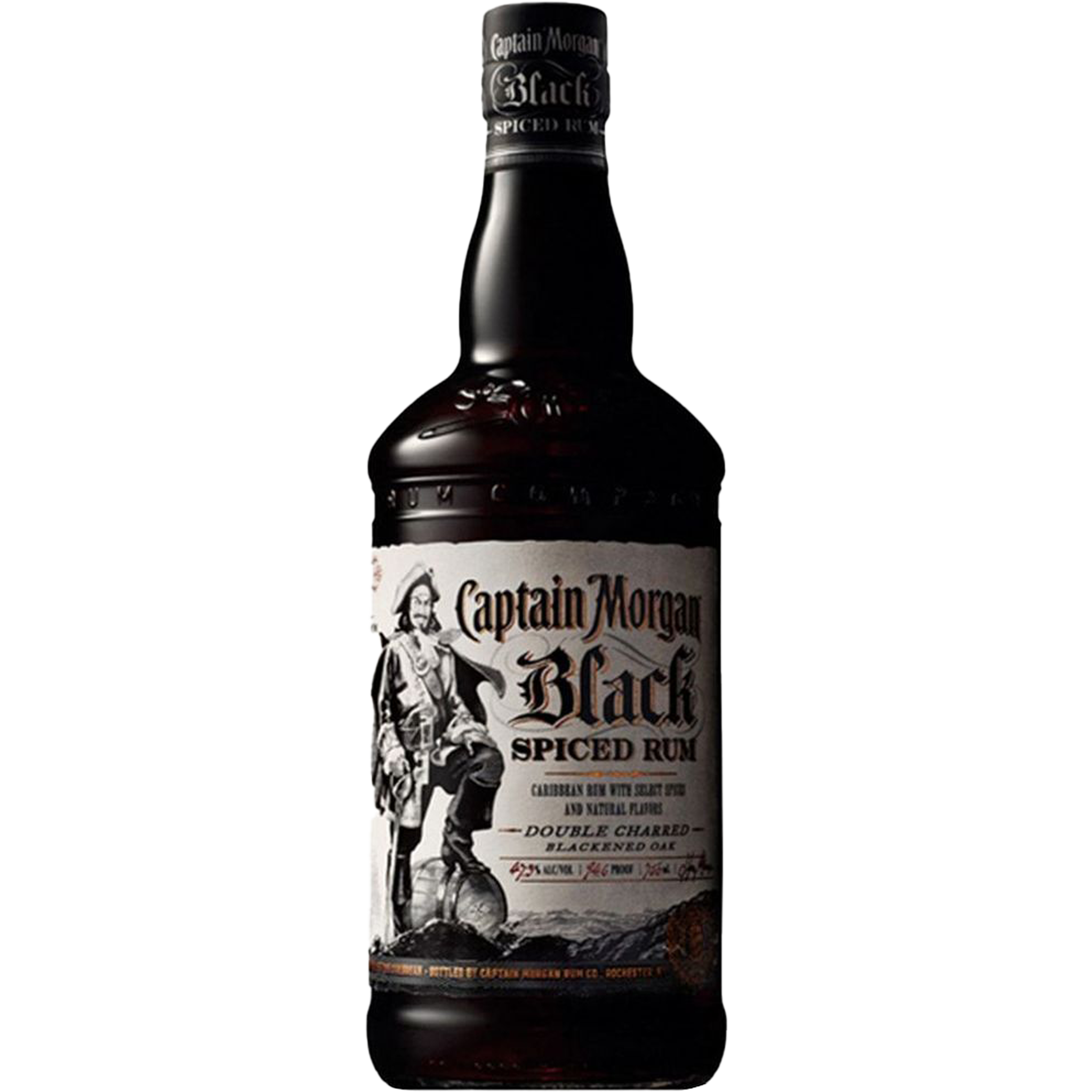 Captain Morgan Black Spiced Rum 1.75 Liter