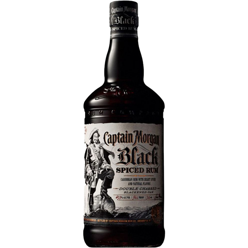 Captain Morgan Black Spiced Rum 1.75 Liter
