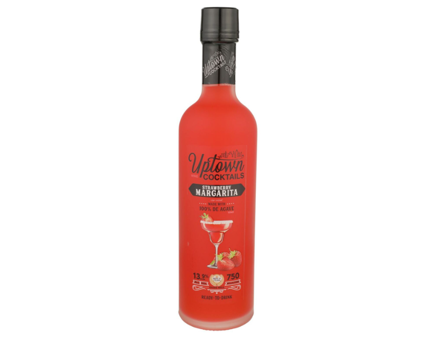 Uptown Wine Cocktails, Strawberry Margarita 750ml