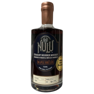 Nulu Single Barrel Kentucky Straight Bourbon Whiskey Maple Brulee Barrel Finish 8 Year 750ml