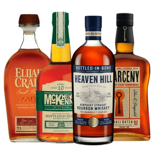 Elijah Craig, Henry McKenna 10 Year, Heaven Hill 7 Year & Larceny Bundle 4 x 750ml