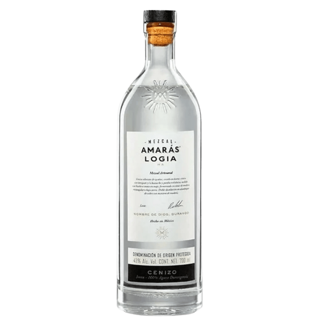 Amaras Logia Cenizo Joven Mezcal Artesanal 700ml - Liquor On Broadway