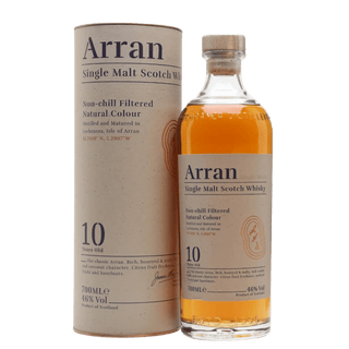 Arran 10 Year Old Single Malt Scotch Whisky 700ml - Liquor On Broadway