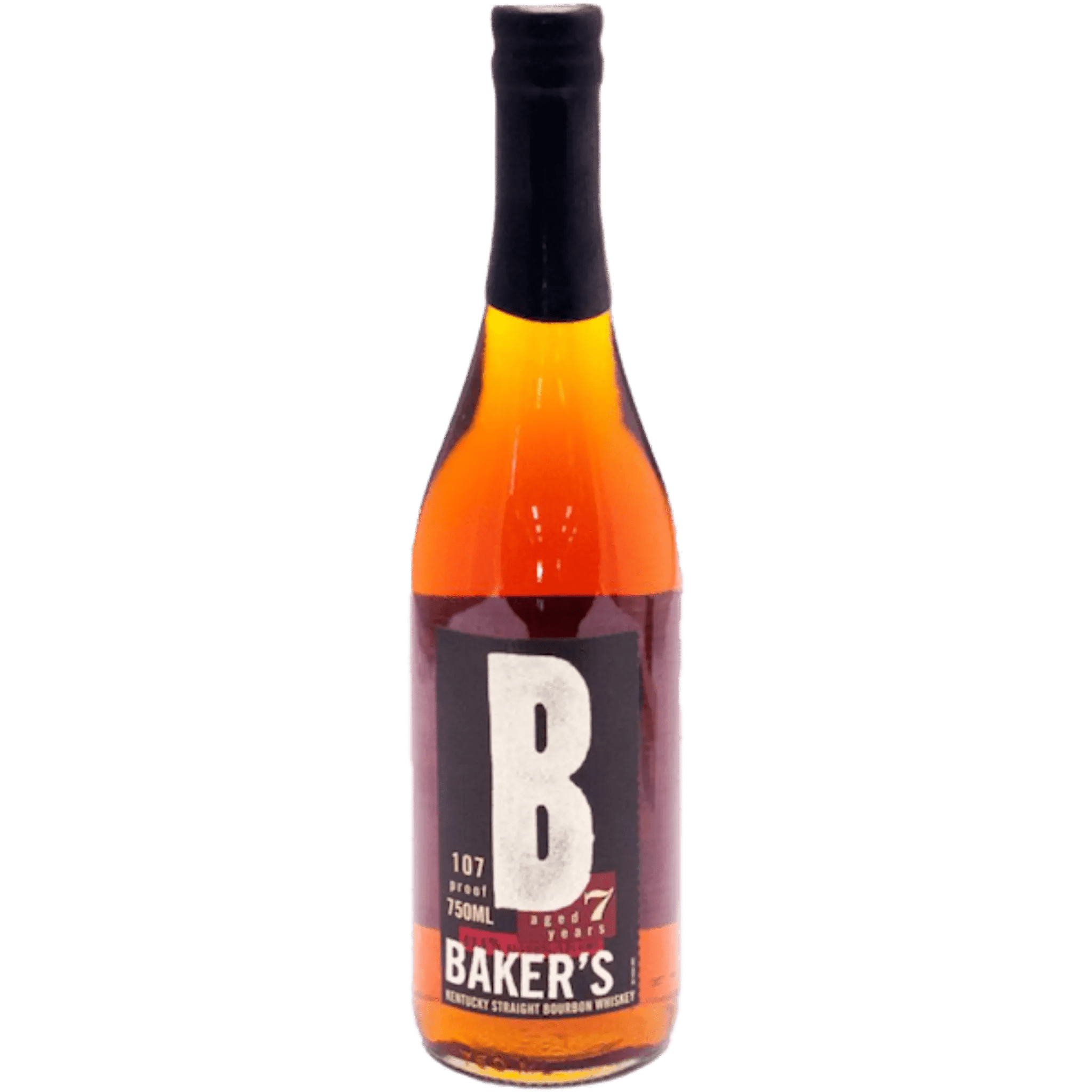 Baker's 7 Year Kentucky Straight Bourbon Whiskey 750ml 107 Proof