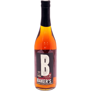Baker's Single Barrel 7 Year Bourbon Whiskey - Old Bottle - Liquor On Broadway