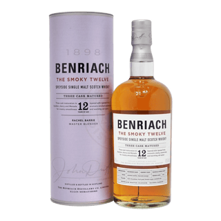 BenRiach The Smoky Twelve 12 Year Speyside Single Malt Scotch Whisky 750ml - Liquor On Broadway