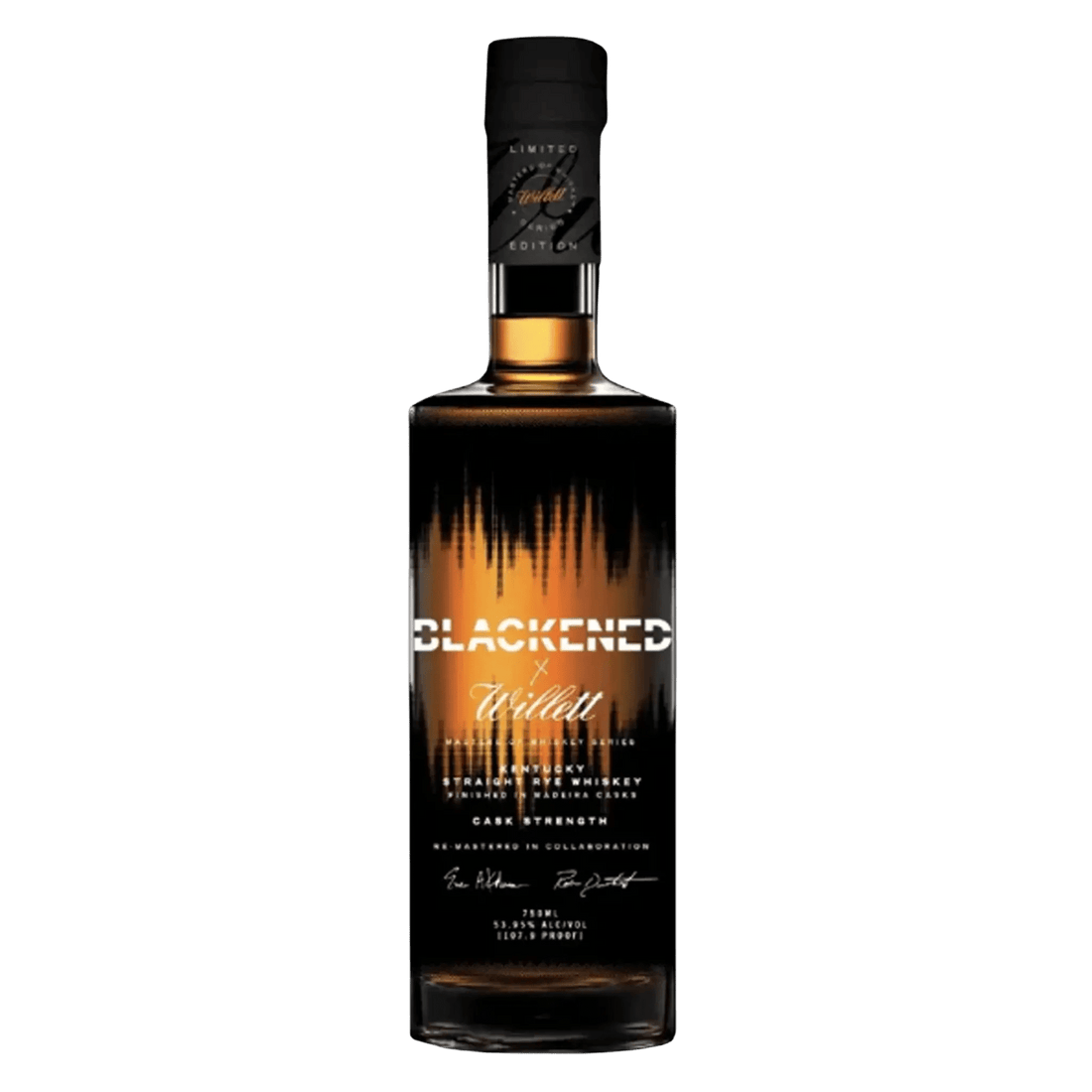 Blackened x Willett Kentucky Straight Rye Whiskey Cask Strength 750ml - Liquor On Broadway