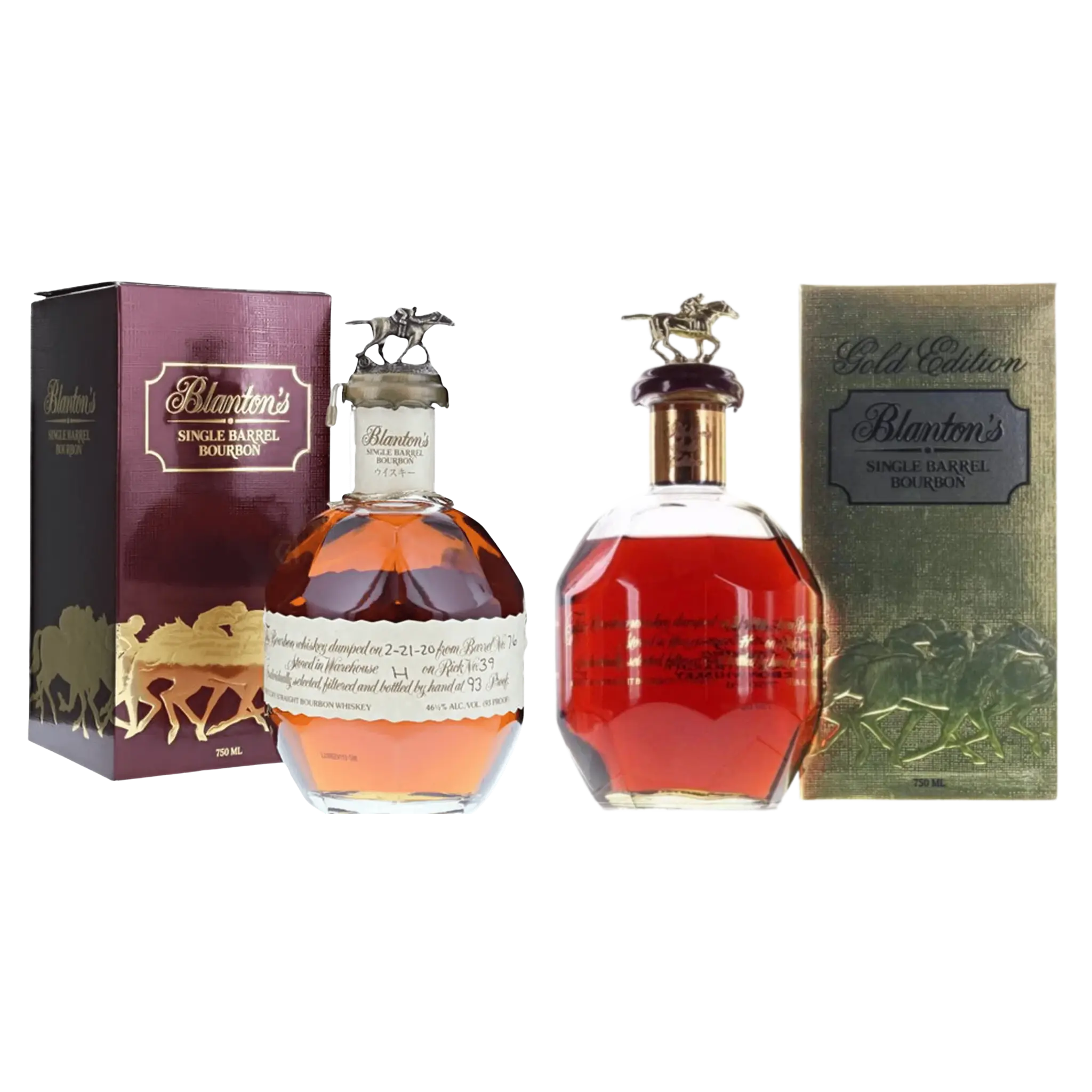 Blanton's Takara Red & Takara Gold Bourbon Bundle 2 x 750ml