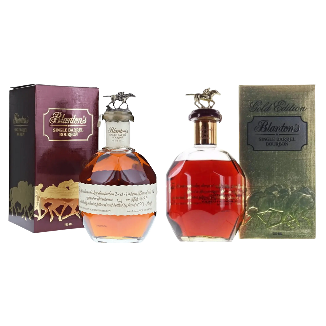 Blanton's Takara Red & Takara Gold Bourbon Bundle 2 x 750ml - Liquor On Broadway