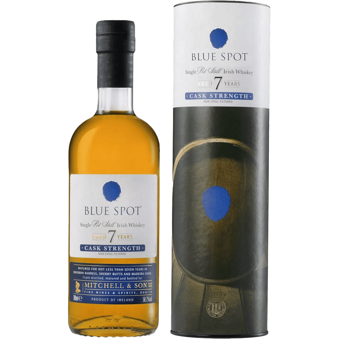 Blue Spot 7 Year Cask Strength Irish Whiskey 750ml - Liquor On Broadway