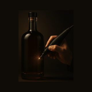 Bottle Engraving - Liquor On Broadway
