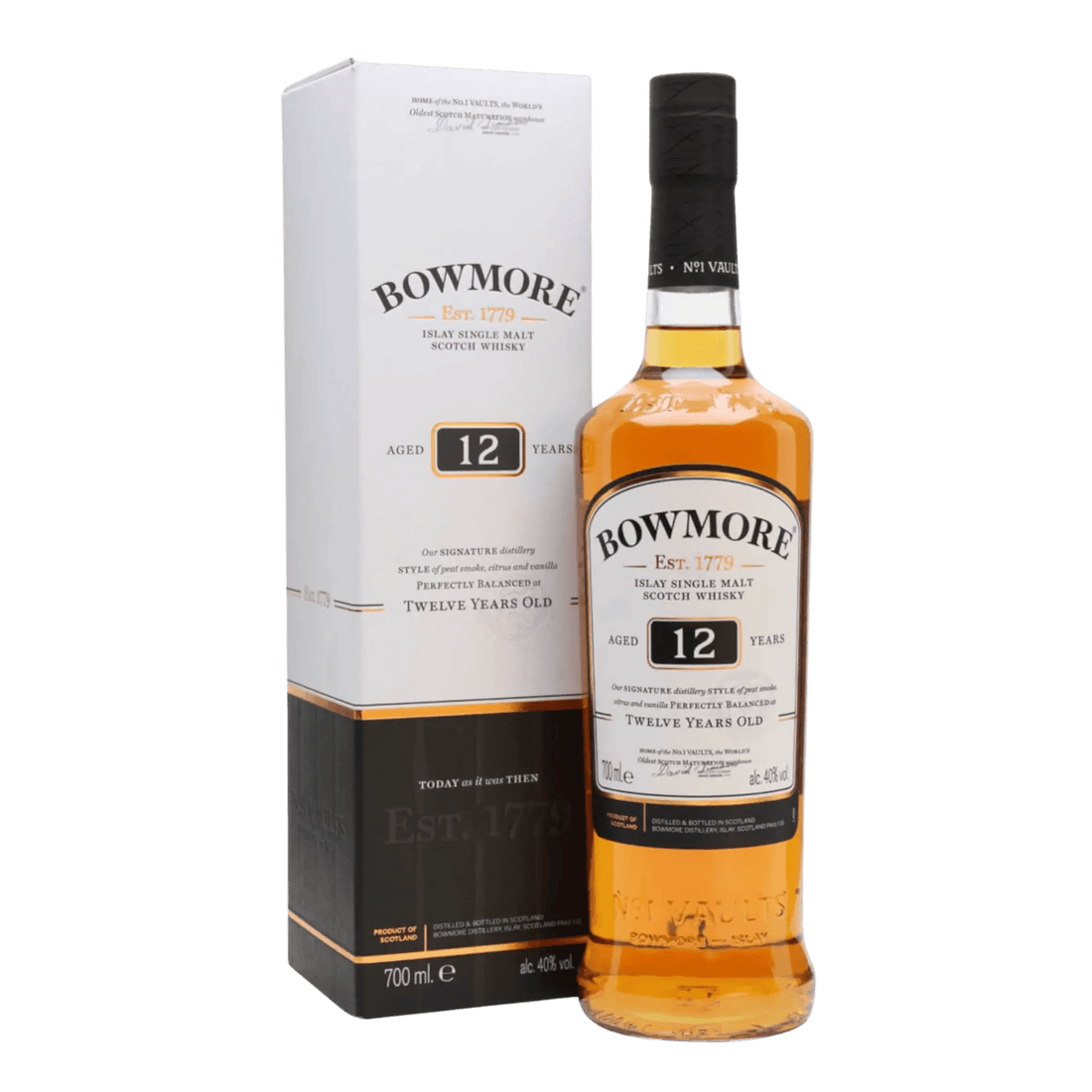 Bowmore 12 Year Islay Single Malt Scotch Whisky 700ml - Liquor On Broadway