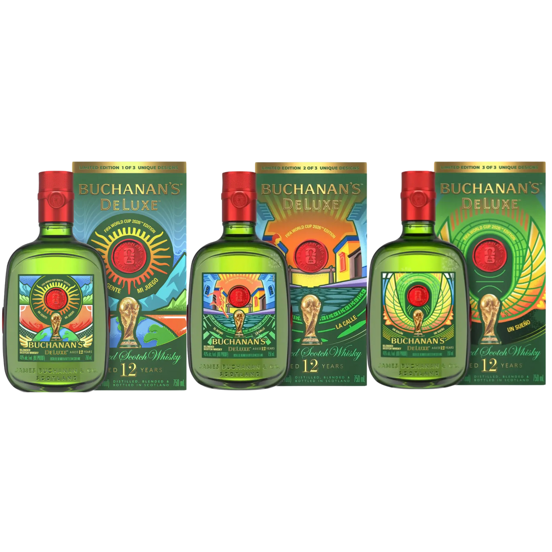 Buchanan's DeLuxe Aged 12 Years FIFA World Cup 2026 Limited Edition Blended Scotch Whisky 750ml - Liquor On Broadway