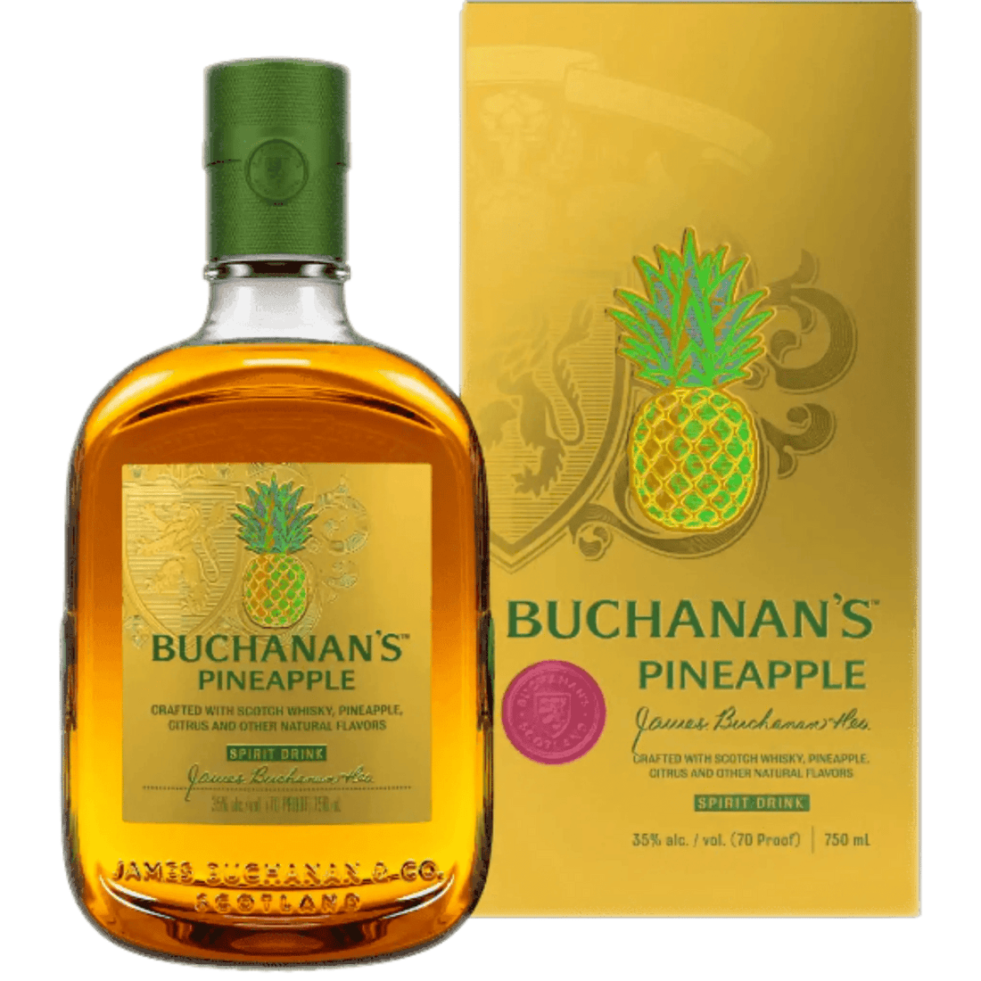 Buchanan's Pineapple Scotch Whisky Spirit Drink 750ml - Liquor On Broadway