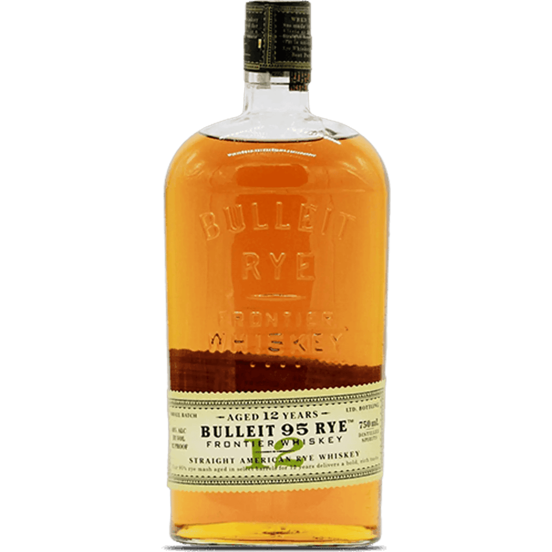 Bulleit Rye Aged 12 Years Frontier Whiskey 750ml - Liquor On Broadway