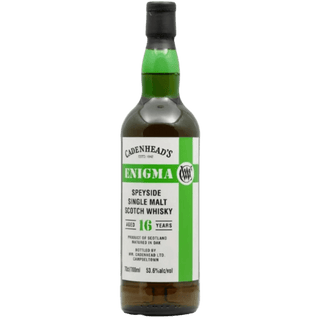 Cadenhead's Enigma Speyside 16 Year Single Malt Scotch Whisky 700ml - Liquor On Broadway