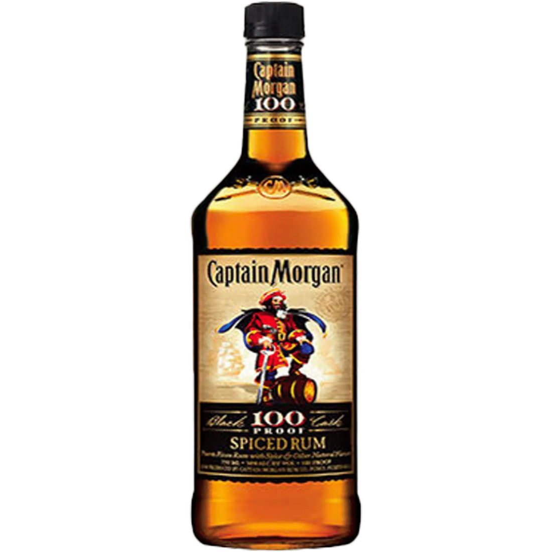 Captain Morgan 100 Proof Spiced Rum 750ml - Liquor On Broadway