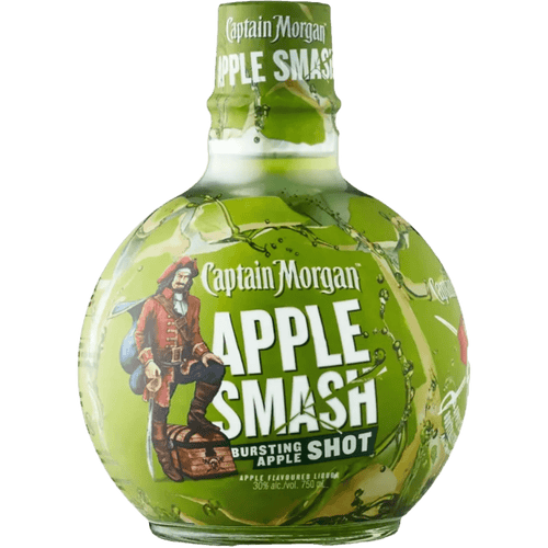 Captain Morgan Apple Smash Bursting Apple Shot 750ml - Liquor On Broadway