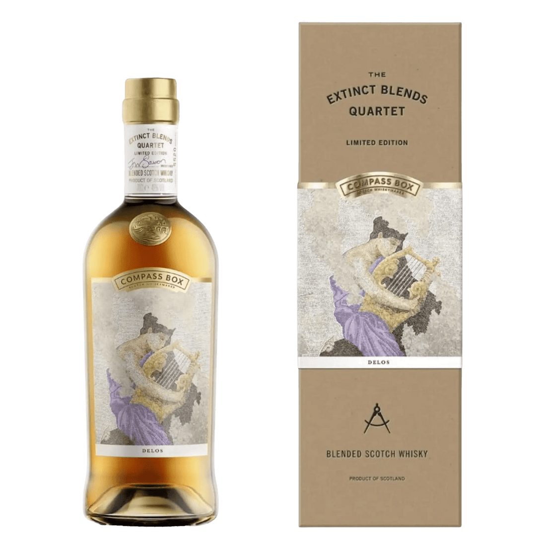 Compass Box Delos Limited Edition Extinct Blends Quartet Blended Scotch Whisky 700ml - Liquor On Broadway