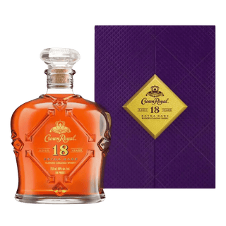 Crown Royal Aged 18 Years Extra Rare Blended Canadian Whisky 750ml - Liquor On Broadway