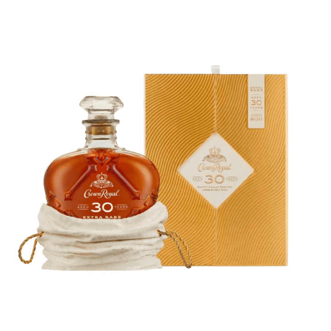 Crown Royal Aged 30 Years Extra Rare Blended Canadian Whisky 750ml - Liquor On Broadway