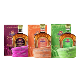 Crown Royal Peach, Blackberry & Apple x Juicy Couture Flavored Canadian Whisky 3 x 750ml - Liquor On Broadway