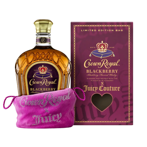 Crown Royal Peach, Blackberry & Apple x Juicy Couture Flavored Canadian Whisky 3 x 750ml - Liquor On Broadway