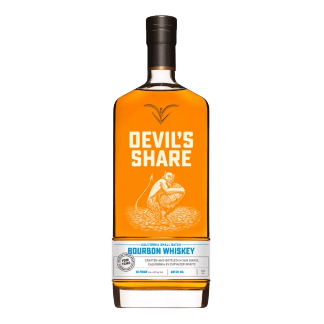 Cutwater Devil's Share California Small Batch Bourbon Whiskey 750ml - Liquor On Broadway