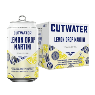 Cutwater Lemon Drop Martini 4 Pack 12oz Cans - Liquor On Broadway