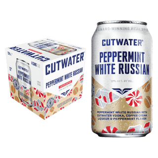 Cutwater Peppermint White Russian 4 Pack 12oz Cans - Liquor On Broadway